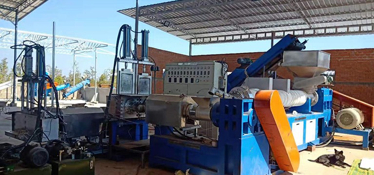 Ligne de granulation des plastiques en Tanzanie